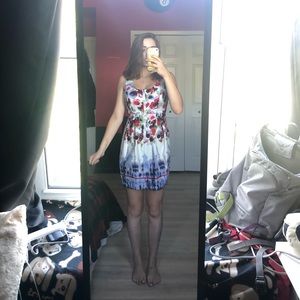 Mini Dress with Zipper Front!